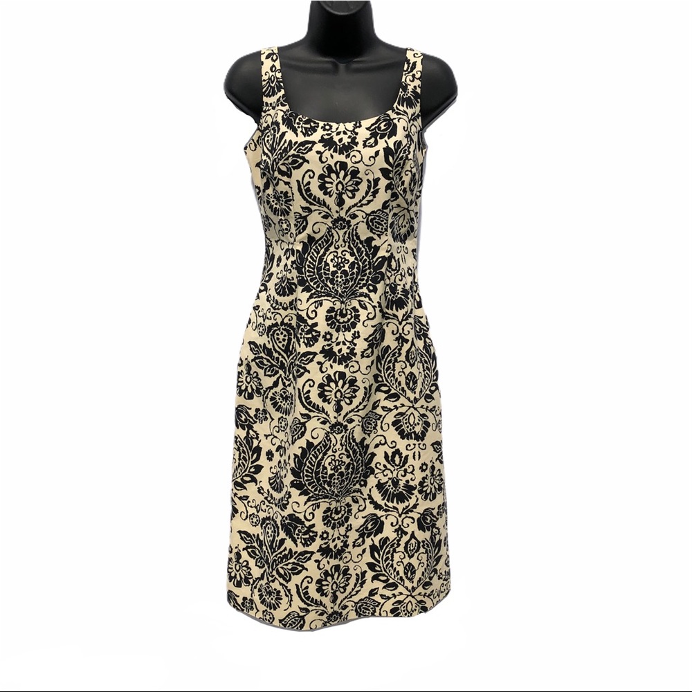 Tommy Bahama side zip Sleeveless Cotton/Silk dress size 2